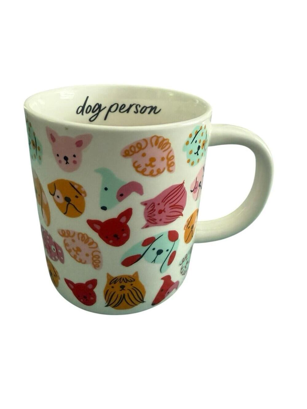 Parker Lane Dog Person Stoneware Coffee Mug with Allover Dog Print